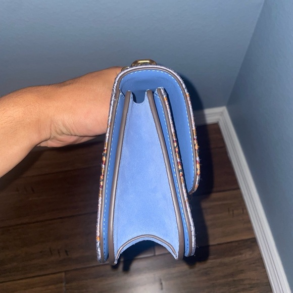 ✨Tory Burch Eleanor brocade suede embellished shoulder bag crossbody - Picture 12 of 17